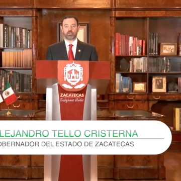 ME RETIRO CON LA FRENTE EN ALTO Y LA CONCIENCIA TRANQUILA DE HABER HECHO MUCHO POR ZACATECAS: GOBERNADOR ALEJANDRO TELLO