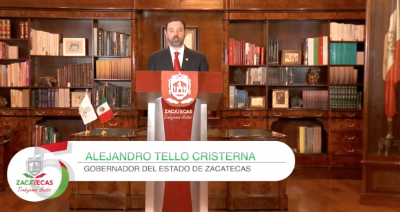 ME RETIRO CON LA FRENTE EN ALTO Y LA CONCIENCIA TRANQUILA DE HABER HECHO MUCHO POR ZACATECAS: GOBERNADOR ALEJANDRO TELLO