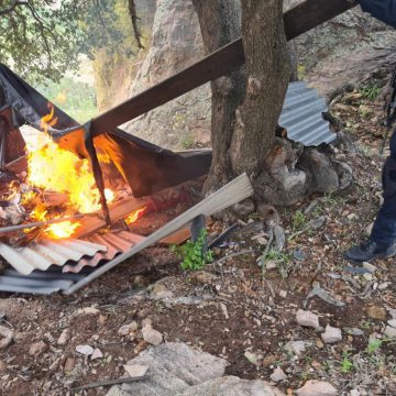 SSP desmanteló seis campamentos y ocho puntos de vigilancia de la delincuencia organizada en comunidades de Jerez