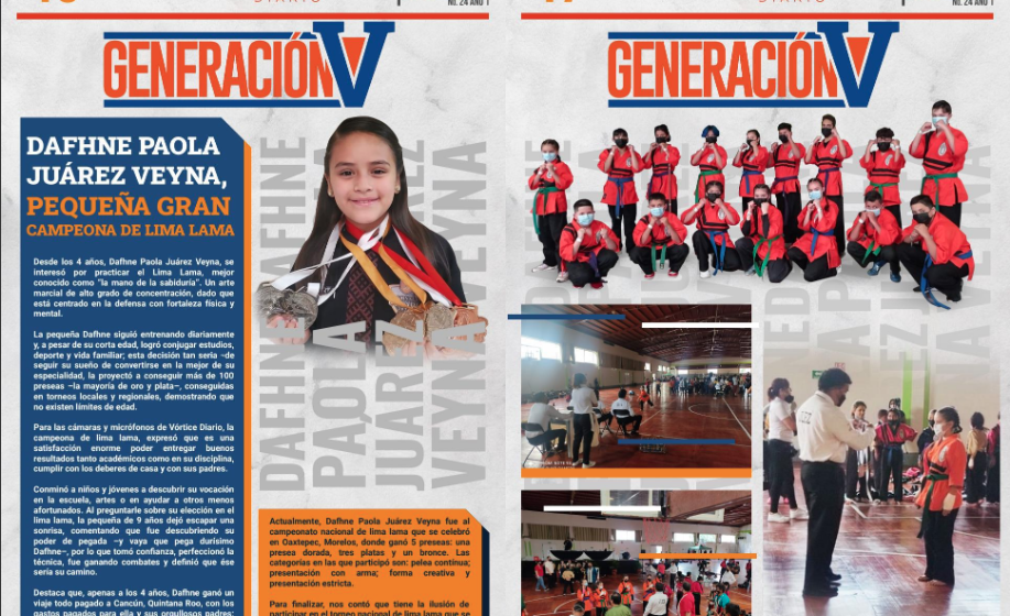 DAFHNE PAOLA JUÁREZ VEYNA, PEQUEÑA GRAN CAMPEONA DE LIMA LAMA