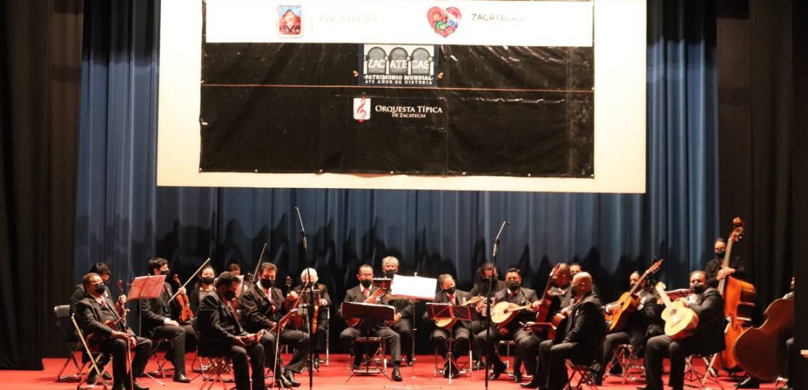 LA ORQUESTA TÍPICA DEL MUNICIPIO CONMEMORA EL ANIVERSARIO 475 DE LA CIUDAD DE ZACATECAS