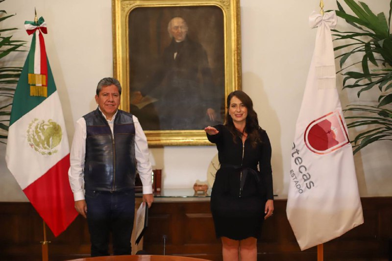 Gobernador David Monreal nombró a parte de su Gabinete
