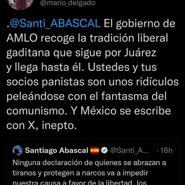 «USTEDES Y TUS SOCIOS PANISTAS SON UNOS RIDÍCULOS»: DELGADO A ABASCAL