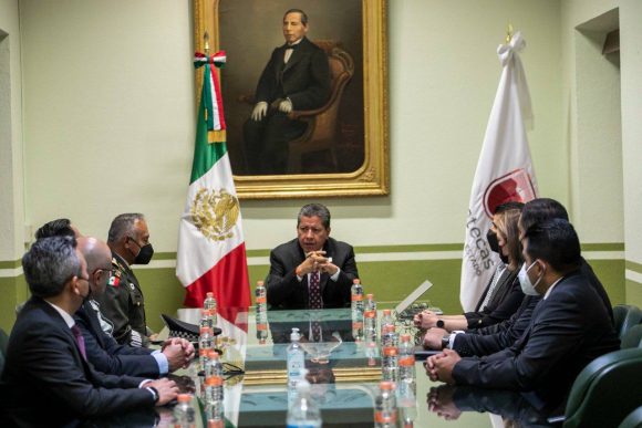 Encabeza gobernador David Monreal Ávila mesa estatal de construcción de paz