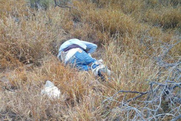 MANIATADO, TORTURADO Y CON TIRO DE GRACIA EN MACHINES