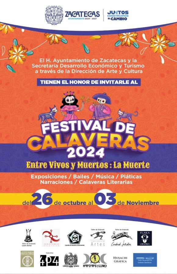 ZACATECAS SE PREPARA PARA VIVIR EL DÍA DE MUERTOS CON UN FESTIVAL CULTURAL Y ARTÍSTICO DE GRAN ALCANCE ZACATECAS SE PREPARA PARA VIVIR EL DÍA DE MUERTOS CON UN FESTIVAL CULTURAL Y ARTÍSTICO DE GRAN ALCANCE