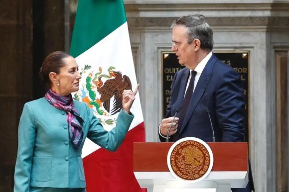 SE REÚNE SHEINBAUM CON EBRARD TRAS CONVERSACIÓN CON TRUMP