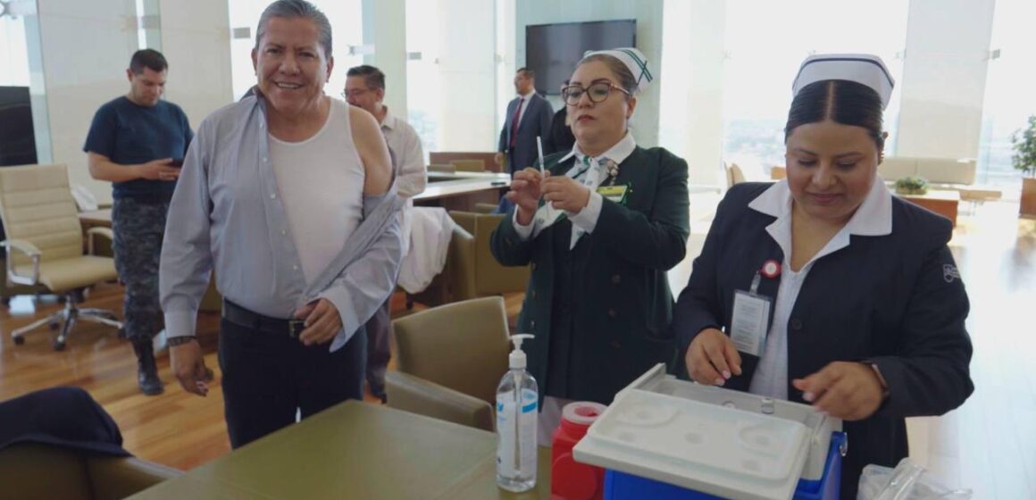SE APLICARÁN EN ZACATECAS MÁS DE 550 MIL VACUNAS CONTRA LA INFLUENZA, CONFIRMA GOBERNADOR DAVID MONREAL ÁVILA
