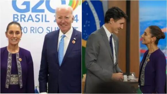 SHEINBAUM SE REÚNE CON BIDEN Y TRUDEAU; HABLAN DE MIGRACIÓN, VIOLENCIA Y T-MEC
