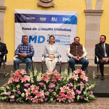 INICIAN FOROS DE CONSULTA CIUDADANA, PARA LA ELABORACIÓN DEL PLAN MUNICIPAL DE DESARROLLO EN ZACATECAS