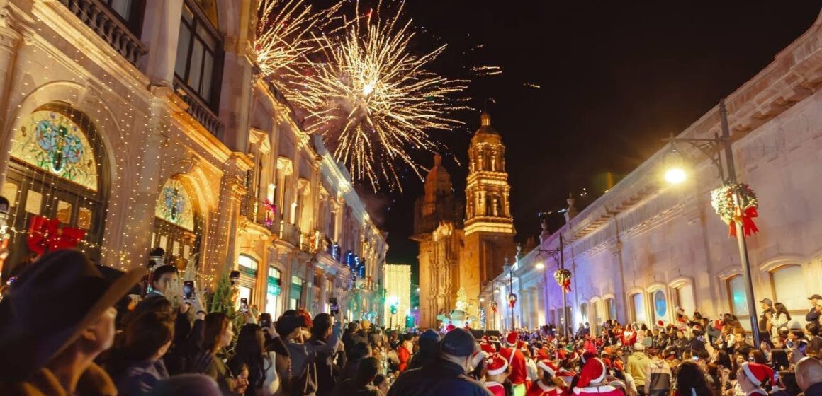FESTIVAL DE LUCES ZACATECAS CAUTIVÓ A MILES DE VISITANTES DURANTE TEMPORADA VACACIONAL DE INVIERNO