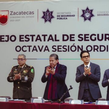 ENCABEZA GOBERNADOR DAVID MONREAL REUNIÓN DEL CONSEJO ESTATAL DE SEGURIDAD; SE APRUEBA INVERSIÓN DE MÁS DE 331 MDP PARA ESTE RUBRO DURANTE 2025