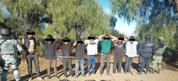 DURO GOLPE AL CRIMEN ORGANIZADO EN ZACATECAS; DETIENEN A OCHO PRESUNTOS GENERADORES DE VIOLENCIA