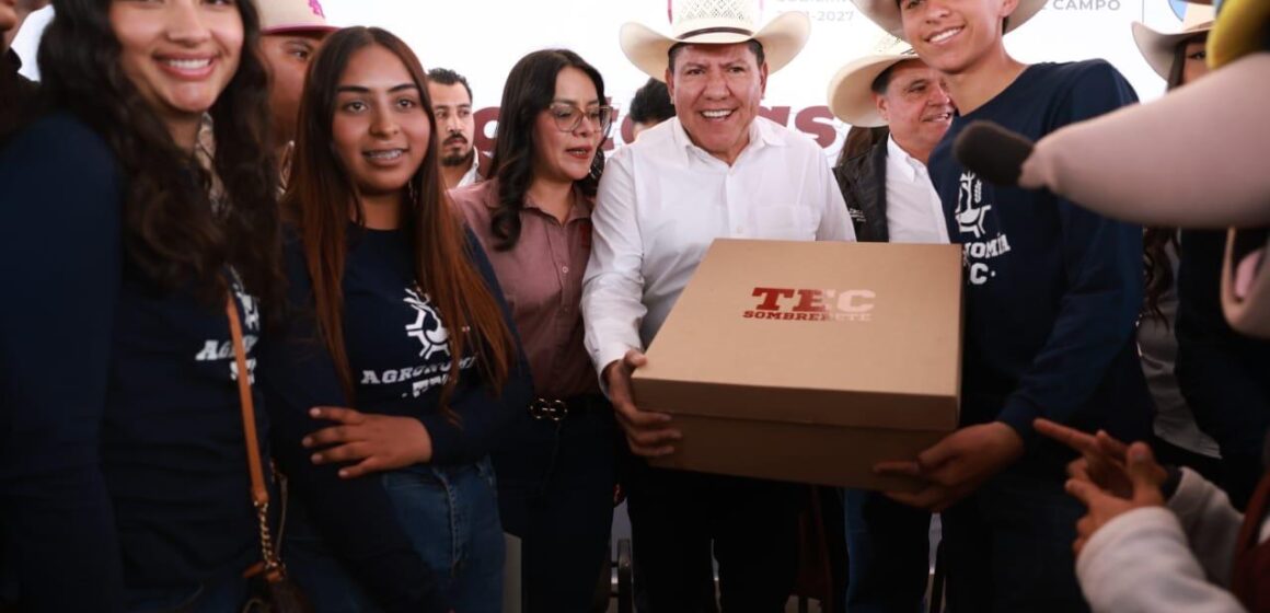ANUNCIA GOBERNADOR DAVID MONREAL INVERSIÓN DE 600 MILLONES DE PESOS EN 2025 PARA EL BIENESTAR DEL CAMPO ZACATECANO