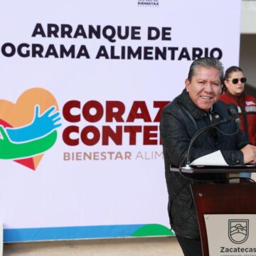 GOBERNADOR DAVID MONREAL DA EL BANDERAZO DE ARRANQUE DEL PROGRAMA ALIMENTARIO “CORAZÓN CONTENTO”