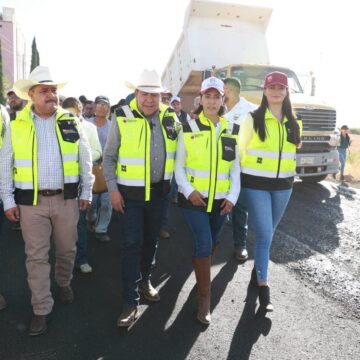 AVANZA EL PLAN DE RESCATE CARRETERO; SUPERVISA EL GOBERNADOR OBRAS EN JUAN ALDAMA Y MIGUEL AUZA