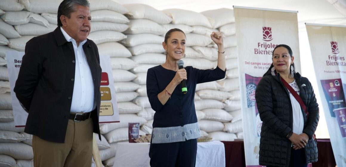 REAFIRMA PRESIDENTA CLAUDIA SHEINBAUM SU COMPROMISO CON EL CAMPO MEXICANO Y LA PRODUCCIÓN DE FRIJOL EN ZACATECAS