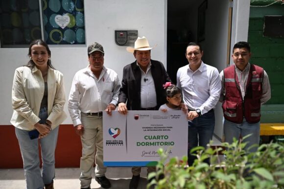 ENTREGA GOBERNADOR DAVID MONREAL CUARTOS DORMITORIOS, DEL PROGRAMA VIVIENDAS PARA EL BIENESTAR, A FAMILIAS DE MALPASO