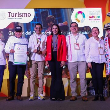 RECIBE ZACATECAS RECONOCIMIENTO A LA INNOVACIÓN DEL PRODUCTO TURÍSTICO MEXICANO 2025
