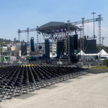 COLAPSO DE ESTRUCTURA DE ESCENARIO EN GAM DEJA SEIS HERIDOS