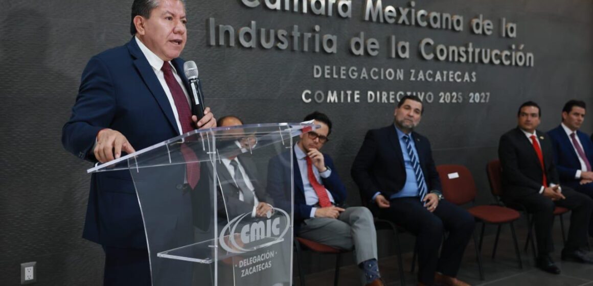 FORTALECE GOBERNADOR DAVID MONREAL COORDINACIÓN CON CMIC PARA DETONAR EL DESARROLLO DE ZACATECAS