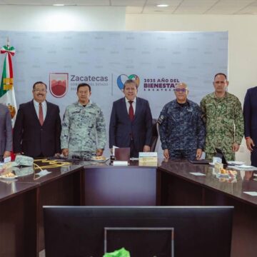 RECONOCE GOBIERNO DE MÉXICO AL MANDATARIO DAVID MONREAL POR AVANCES DE ZACATECAS EN MATERIA DE SEGURIDAD Y PERCEPCIÓN