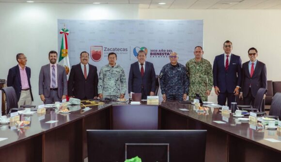 RECONOCE GOBIERNO DE MÉXICO AL MANDATARIO DAVID MONREAL POR AVANCES DE ZACATECAS EN MATERIA DE SEGURIDAD Y PERCEPCIÓN