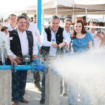 INAUGURA GOBERNADOR DAVID MONREAL UN POZO DE AGUA POTABLE EN LA COMUNIDAD EL COPETILLO, EN VILLA GARCÍA, ZACATECAS