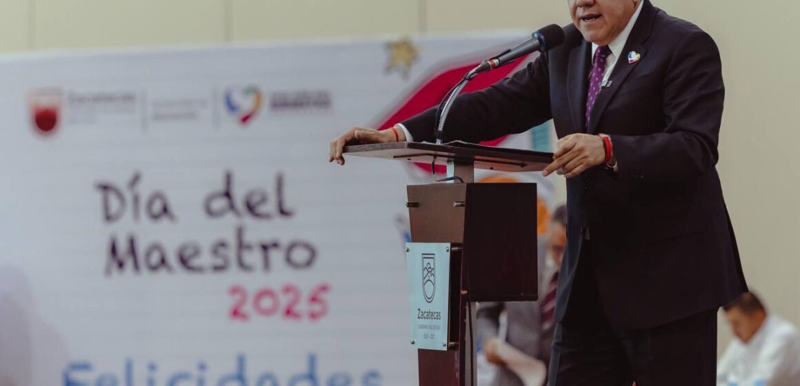 NECESITAMOS A LOS MAESTROS EN EL PROCESO DE TRANSFORMACIÓN Y PACIFICACIÓN: GOBERNADOR DAVID MONREAL