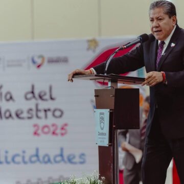 NECESITAMOS A LOS MAESTROS EN EL PROCESO DE TRANSFORMACIÓN Y PACIFICACIÓN: GOBERNADOR DAVID MONREAL