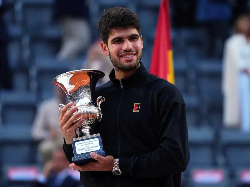 CARLOS ALCARAZ CONQUISTA ROMA Y PONE FIN A LA RACHA DE SINNER