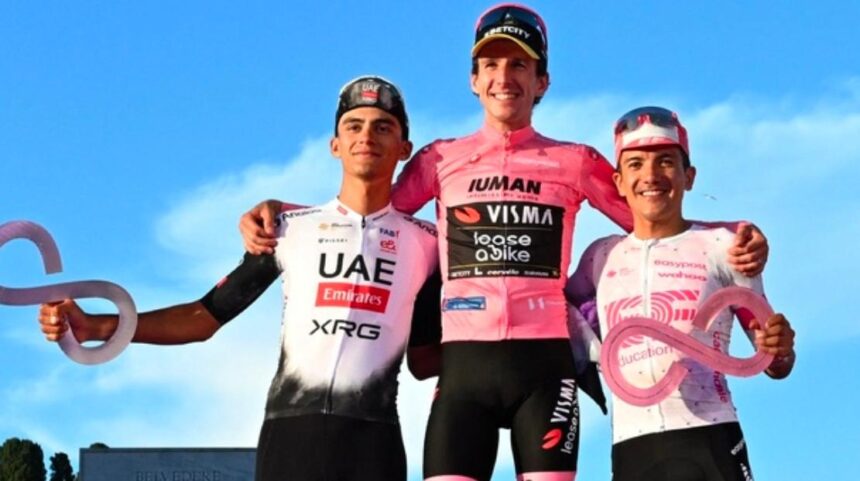 ISAAC DEL TORO, SUBCAMPEÓN EN GIRO DE ITALIA