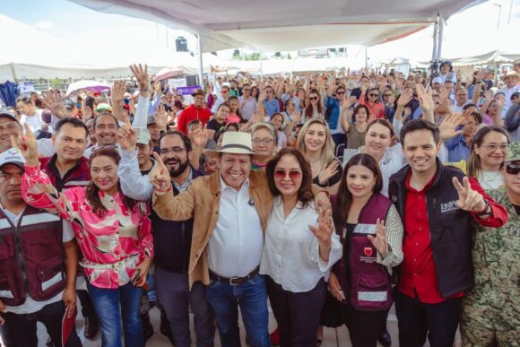 LLEVA GOBERNADOR DAVID MONREAL ÁVILA GRAN JORNADA INTEGRAL DE PAZ Y BIENESTAR A LA COMARCA, GUADALUPE