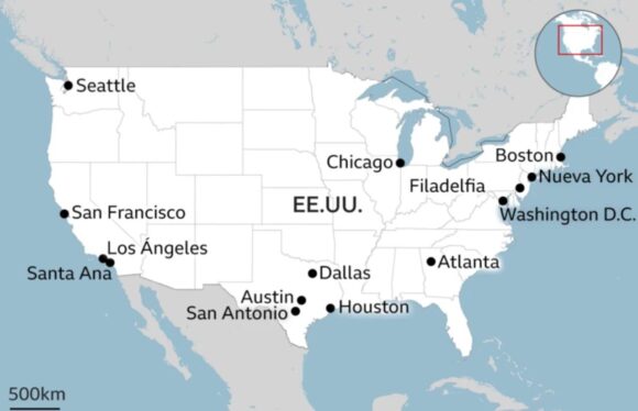 LAS PROTESTAS CONTRA ICE POR LAS REDADAS MIGRATORIAS SE EXTIENDEN DE LOS ÁNGELES A OTRAS CIUDADES DE ESTADOS UNIDOS