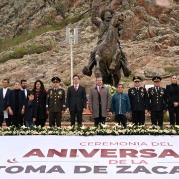 CONMEMORA GOBERNADOR DAVID MONREAL EL 111 ANIVERSARIO DE LA TOMA DE ZACATECAS CON UN LLAMADO A LA UNIDAD Y EL PROGRESO
