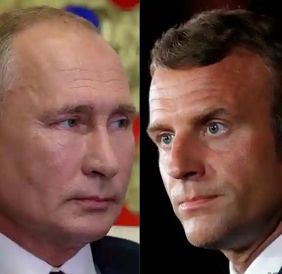 MACRON Y PUTIN HABLAN POR PRIMERA VEZ EN TRES AÑOS DURANTE DOS HORAS SOBRE UCRANIA
