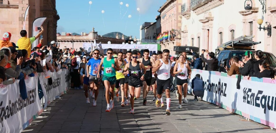 VIVE ZACATECAS LA GRAN CARRERA DEL BIENESTAR 2025 CON LA PARTICIPACIÓN DE MÁS DE 3 MIL ATLETAS