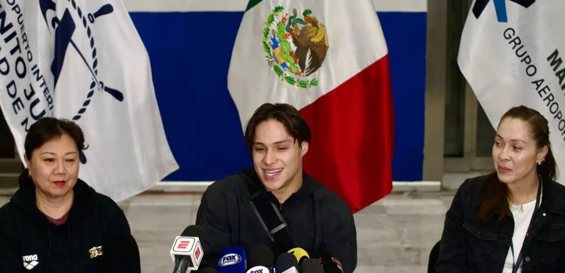 YA EN MÉXICO EL MULTIMEDALLISTA MUNDIAL OSMAR OLVERA: «SÍ SE PUDO»