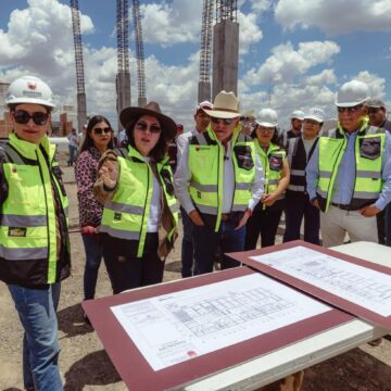 SUPERVISA GOBERNADOR DAVID MONREAL AVANCES EN CONSTRUCCIÓN DE CASA CUNA SEMILLITAS, EN GUADALUPE