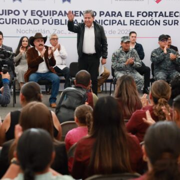 FORTALECE GOBERNADOR DAVID MONREAL CON EQUIPAMIENTO E INFRAESTRUCTURA DE SEGURIDAD PÚBLICA A LA REGIÓN SUR I; INVIERTE 32.8 MILLONES DE PESOS