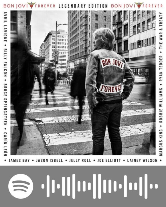 BON JOVI RECLUTÓ A AVRIL LAVIGNE, BRUCE SPRINGSTEEN Y CARÍN LEÓN PARA FOREVER (LEGEND EDITION)
