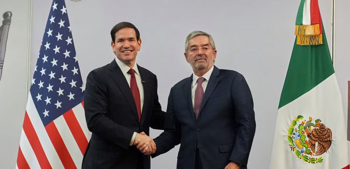 MARCO RUBIO: “NO HAY NINGÚN GOBIERNO QUE ESTÉ COOPERANDO MÁS CON NOSOTROS QUE EL GOBIERNO DE MÉXICO”