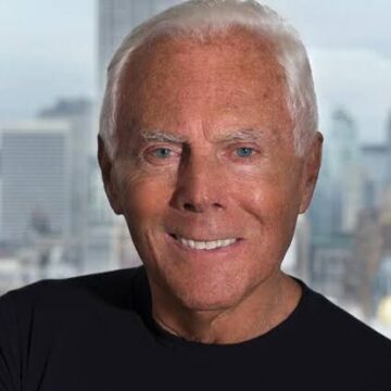 GIORGIO ARMANI, EL “REY” DE LA MODA ITALIANA, MURIÓ A LOS 91 AÑOS