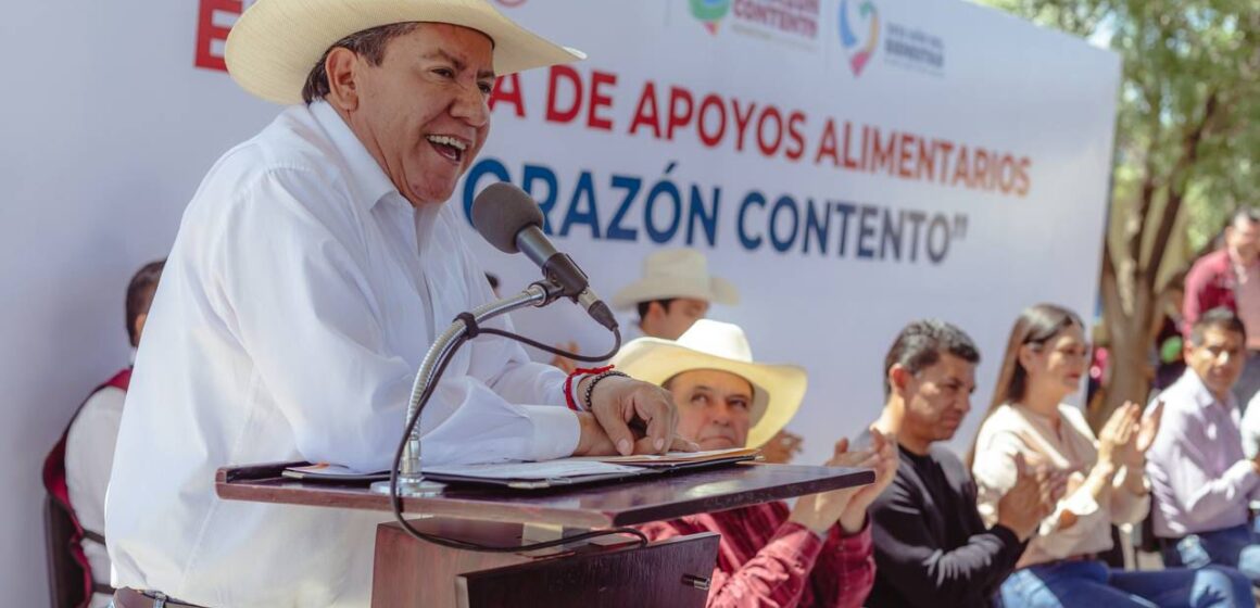 IMPULSA GOBERNADOR DAVID MONREAL BIENESTAR SOCIAL EN COMUNIDADES DE FRESNILLO CON PROGRAMA CORAZÓN CONTENTO