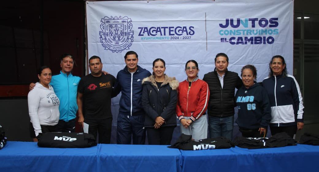 AYUNTAMIENTO DE ZACATECAS RESPALDA A MAESTROS EN LA CANCHA Y EN LAS AULAS