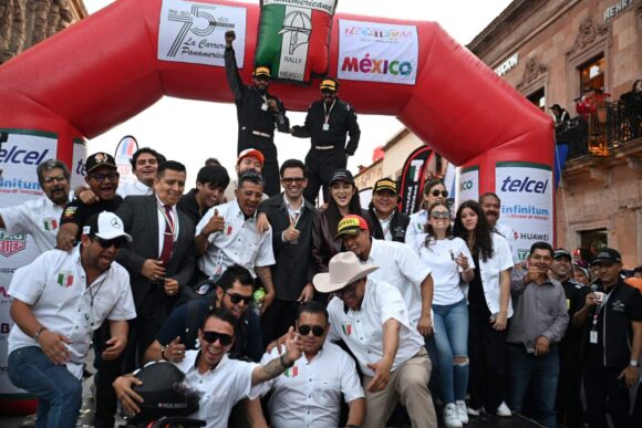 SE COLOCA ZACATECAS EN LA ÓRBITA MUNDIAL AL RECIBIR LA CARRERA PANAMERICANA, EN SU ANIVERSARIO 75