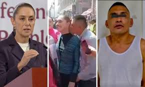 SHEINBAUM DENUNCIA AL HOMBRE QUE LA ACOSÓ EN CENTRO HISTÓRICO DE CDMX