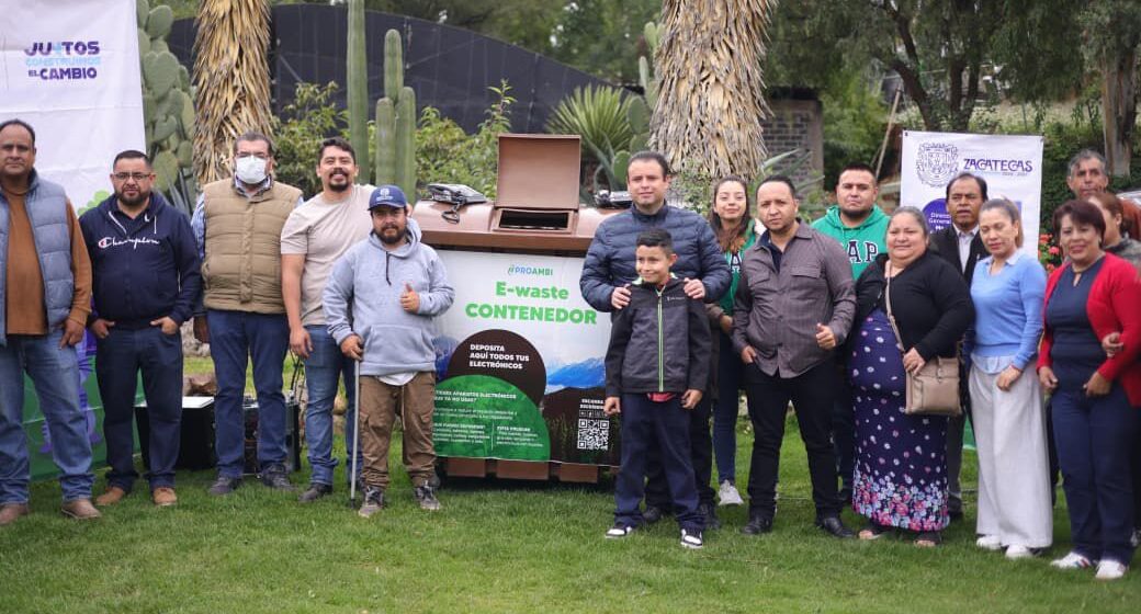 ZACATECAS CERCA DE CUMPLIR META AMBIENTAL: 70% DE RESIDUOS ELECTRÓNICOS RECOLECTADOS
