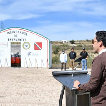 EN LA ESTRATEGIA DE PACIFICACIÓN DE ZACATECAS, INCINERAN NARCÓTICOS DECOMISADOS A GRUPOS DE LA DELINCUENCIA