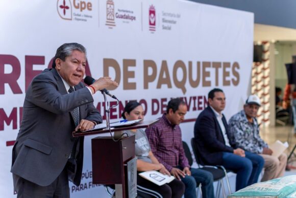 ANUNCIA GOBERNADOR DAVID MONREAL ÁVILA INCREMENTO DE 100% EN APOYOS A LA VIVIENDA EN GUADALUPE DURANTE 2026